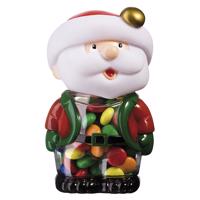 Christmas figurka Santa - pokladnička s ovocným dražé 110g