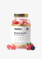 VENIRA beauty bomb - noví gumoví medvídci pro vlasy, nehty a pleť - lesní plody, 60 medvídků