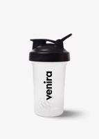 VENIRA shaker PRO s poutkem, černo-bílý, 400 ml