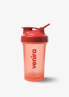 VENIRA shaker PRO s poutkem, světle červený, 400 ml